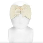 Merino Wool-Blend Headband | Beige 913