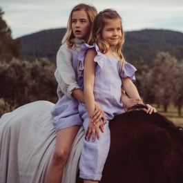 Florence Dungarees | Lavender