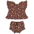 Flutter Bloomer & Butterfly Top | Wild Floral