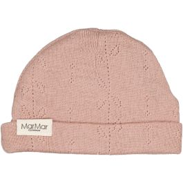 Aiko Wool Pointelle Baby Hat | Burnt Rose