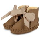 Pina Organza Lining | Hazelnut Nubuck + Mocha Cotton