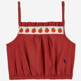 Tomato Woven Top