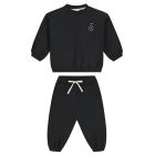 Baby dropped Shoulder Sweater & Track Pants | Nearly Black