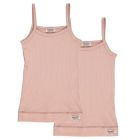 Strap Vest Undershirts 2 Pack  | Rose
