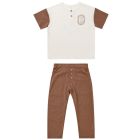 Skate Of Mind Henley Contrast Tee & Cedar Cru Pant