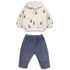 Hooded Sweatshirt & Corduroy Trousers