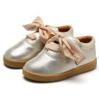 Emilia Organza | Silver Metallic Leather