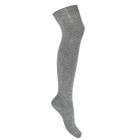 OVER THE KNEE Plain Stitch Socks | Light Grey (230)