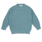Cashmere-blind Knit Sweater | Topaz Blue