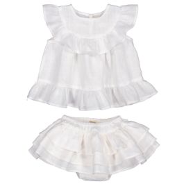 Tipa Top & Paka Bloomers | White