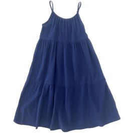 24142 Crinkle Summerdress | Ink Blue