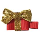 Gift Aligator Clip | Scarlet & Gold