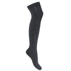 OVER THE KNEE Plain Stitch Socks | Anthracite (290)