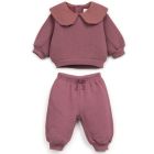 Baby Sweatshirt W/ Collar & Fleece Trousers