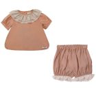 Birgitz Blouse & Tori Bloomers | Dusty Coral