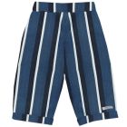 Mink Trousers Vintage Blue White Striped