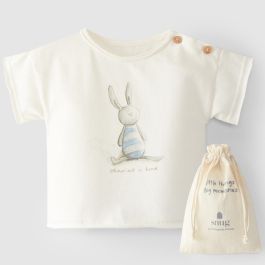 Bunny T-Shirt W/ Gift Bag | Light Grey