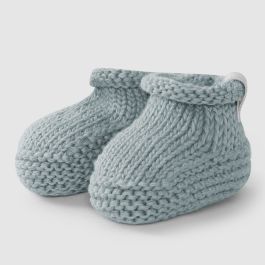 Knitted Booties | Stone