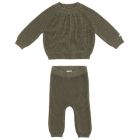Jade Sweater & Luca Trousers Stone Green