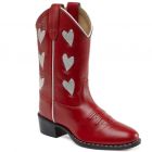 Hearts Red Boot