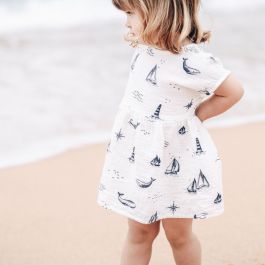 Marine Dress | Ecru