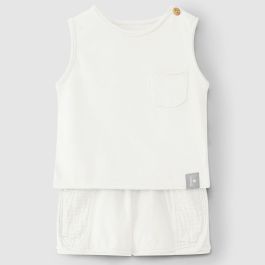 Singlet & Shorts Set | White