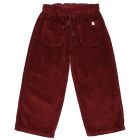 Corduroy Girly Trousers Burgundy