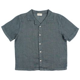 Linen Shirt | Blue Teal