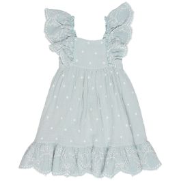 Embroidery Dress | Almond