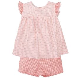2 Piece Pajama Set Coral