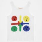Parchis Tank T-Shirt | White