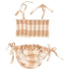 Gingham Bikini | Caramel