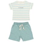 Stripes T-Shirt & Casual Bermuda | Sea Pine