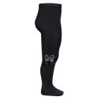 Tights W/ Side Grossgrain Bow | Black (900)