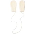 Baby Knitted Mittens | Cream