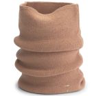 Knitted Endless Scarf | Biscuit