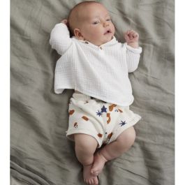 Aran Soft Gauze Top & Julian Shorts | Ivory/Shapes