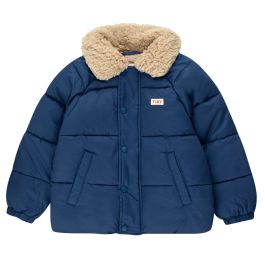 Solid Padded Jacket | Light Navy