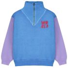 Sweatshirt Zip Color Sleeves