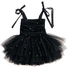Pearl Tulle Ballerina Dress | Black