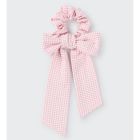 Gingham Scrunchie | Crystal Pink