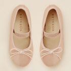 Ballet Flats |  Metallic Soft Blush