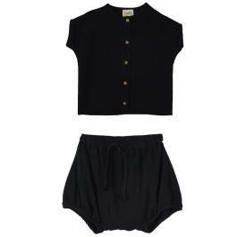 Bambula Shirt & Culotte | Black