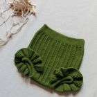 Green Ribbed Short