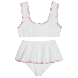 Bumby Trulli Top & Bottom | Coconut W/ Lampone Stitch