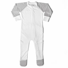 Classic Foot Alls | Stripe Grey