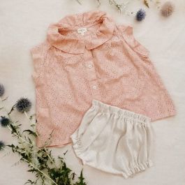 Clay Australe Blouse & Cream Dore Bloomers