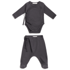 Cross Over Body & Harem Footies | Graphite