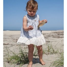 Dress W/ English Embroidery Ruffle