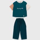 Elliot Tshirt & Frits Pants Twill | Posey Green Tranquilo